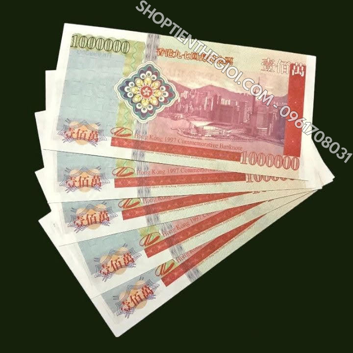 Tiền Lưu Niệm 1 Triệu Dola Hong Kong Hình Con Rồng - SP006031